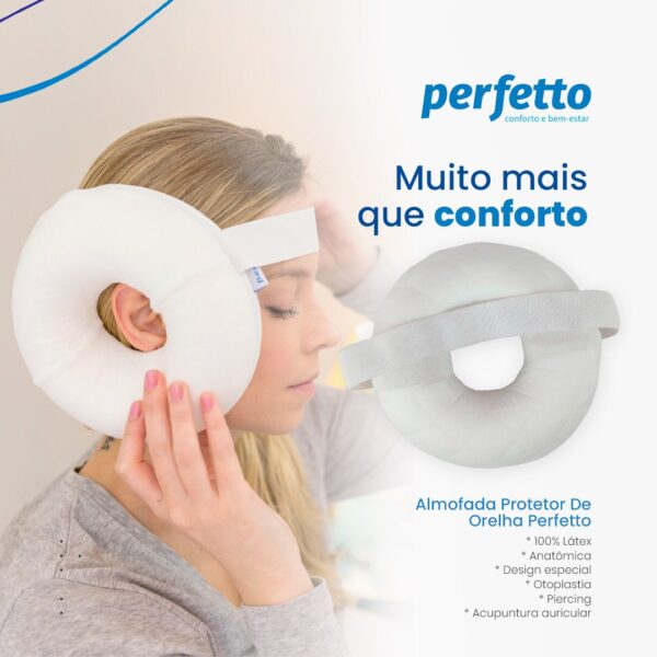 Almofada Protetor de Orelha Látex Pós Operatório Perfetto - Image 2