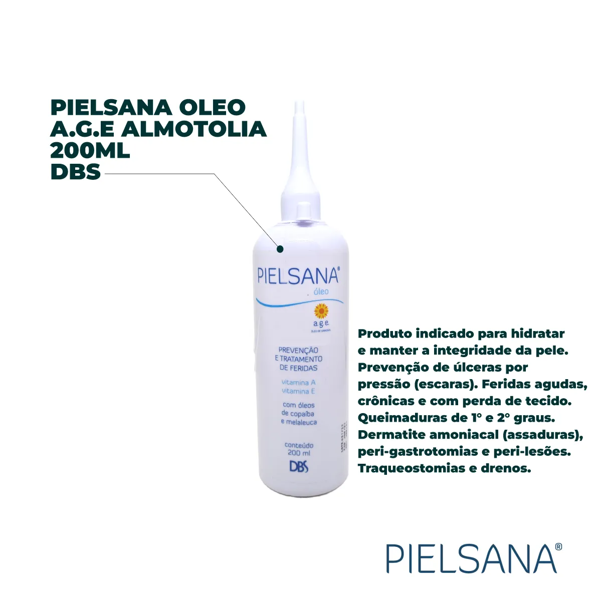 Pielsana Óleo A.G.E 200ml Almotolia - DBS
