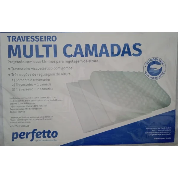 Travesseiro Multi Camadas - Perfetto