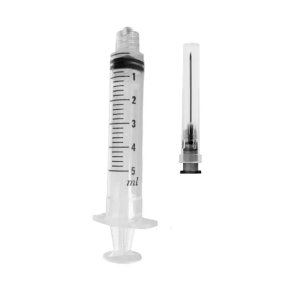 Seringa Descartavel Luer Lock com Agulha 5ml - SR