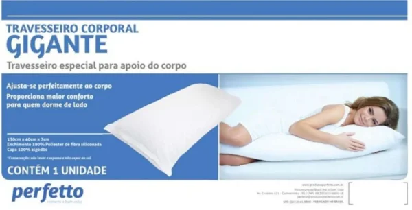 TRAVESSEIRO CORPORAL GIGANTE PERFETTO - Image 2