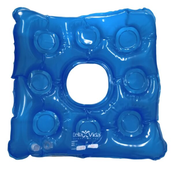 Almofada de Gel Quadrada com orifício Della Vida