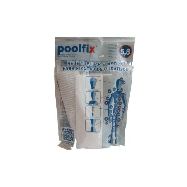 PoolFix Rede Tubular Elástica Calibre 5,8 (43mm)