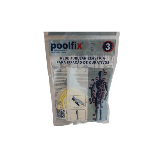 PoolFix Rede Tubular Elástica Calibre 3 (21mm) - 01 Metro
