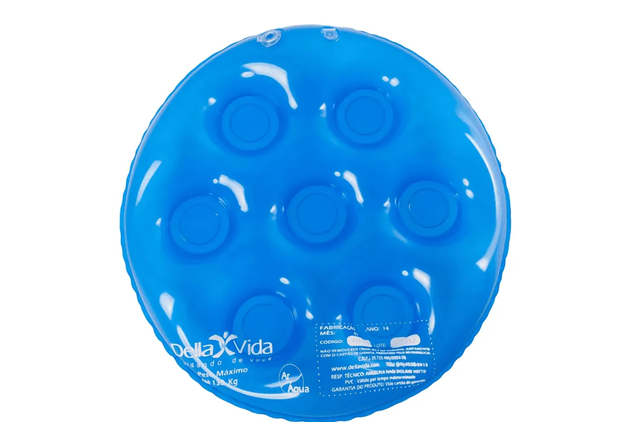 Almofada De Gel Redonda Sem Orifício Forro Ortopédica Della Vida