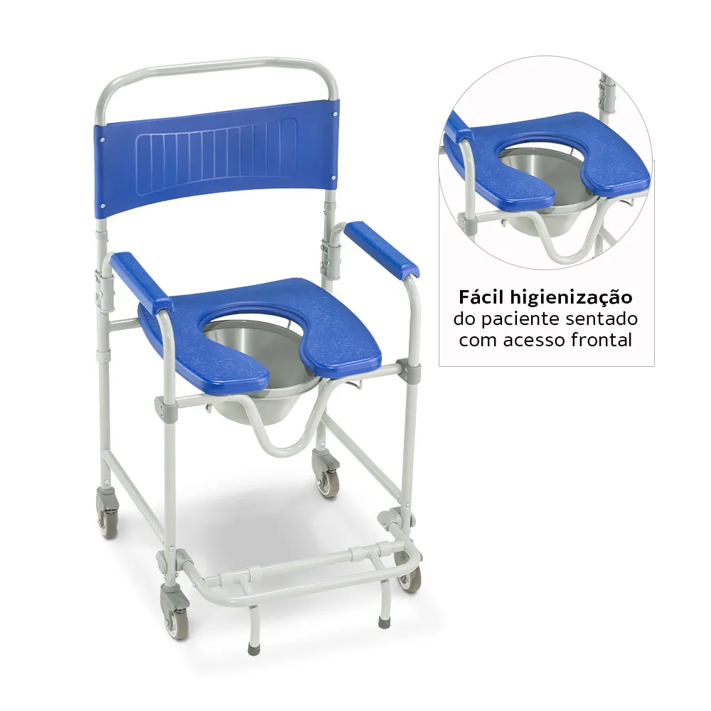 Cadeira de Banho Dobrável e Desmontável até 150 Kg D45 Dellamed - Imagem 4