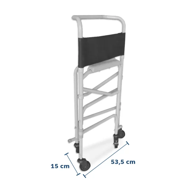 Cadeira de Banho Higiênica Dobrável e Desmontável até 120 Kg D40 Dellamed - Image 6