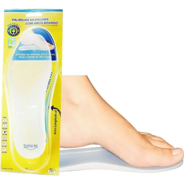 Palmilha Silipauher Com Arco Brando - Ortho Pauher