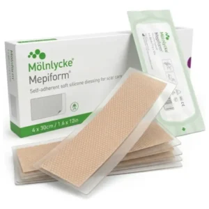 Curativo de Silicone para Cicatrizes e Queloides Mepiform 4×30 Unidade